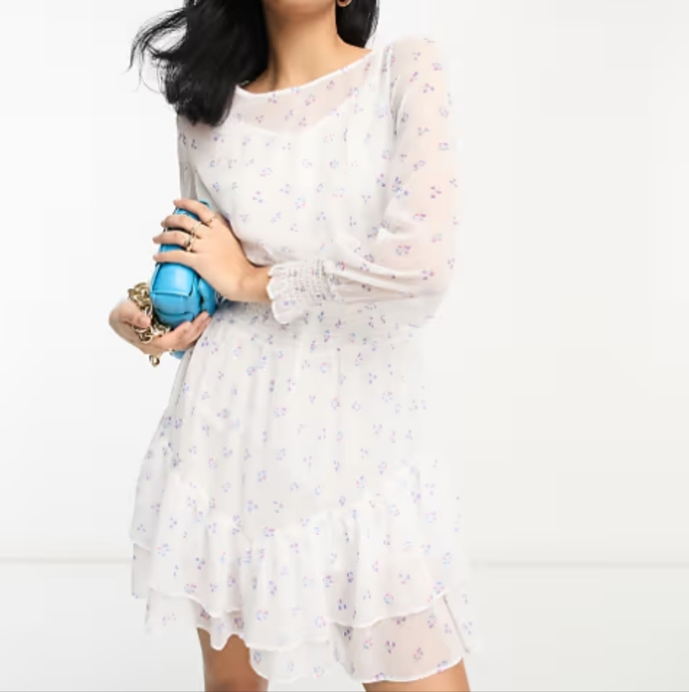 🍒NWOT🍒 FRENCH CONNECTION COTTAGE CORE WHIMSICAL DRESS